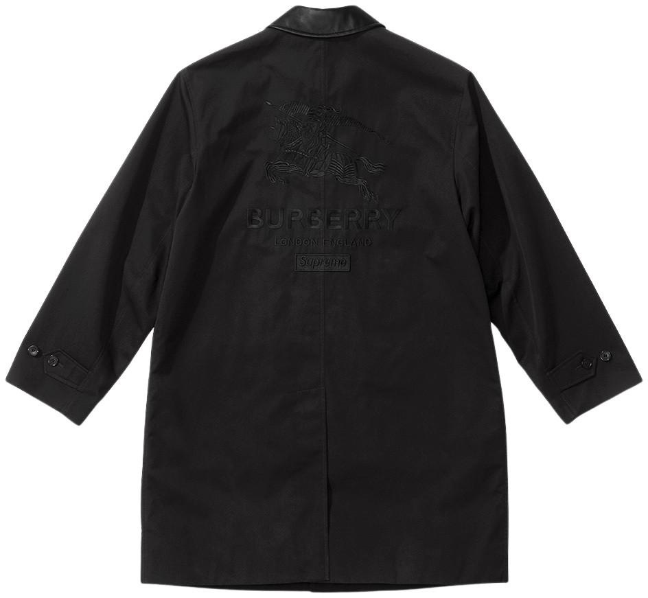 Supreme®/Burberry® Leather Collar Trench view 12